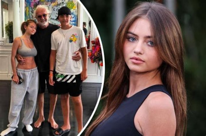 Leni Klum Rares Bild mit ihrem leiblichen Vater Flavio Briatore