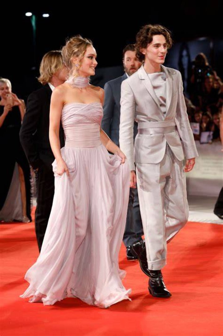 LilyRose Depp and Timoth&eacute;e Chalamet the star couple of the Venice