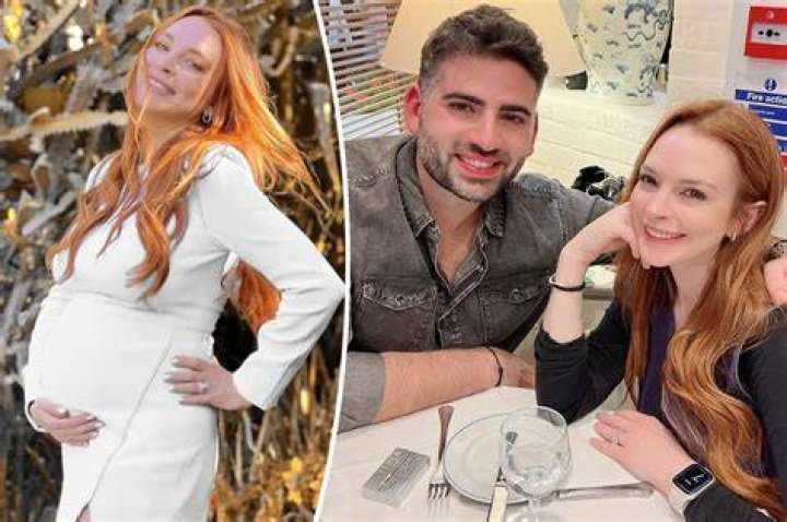 Lindsay Lohan first baby with husband Bader Shammas baby boy