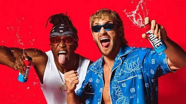 Logan Paul and KSI holding Prime
