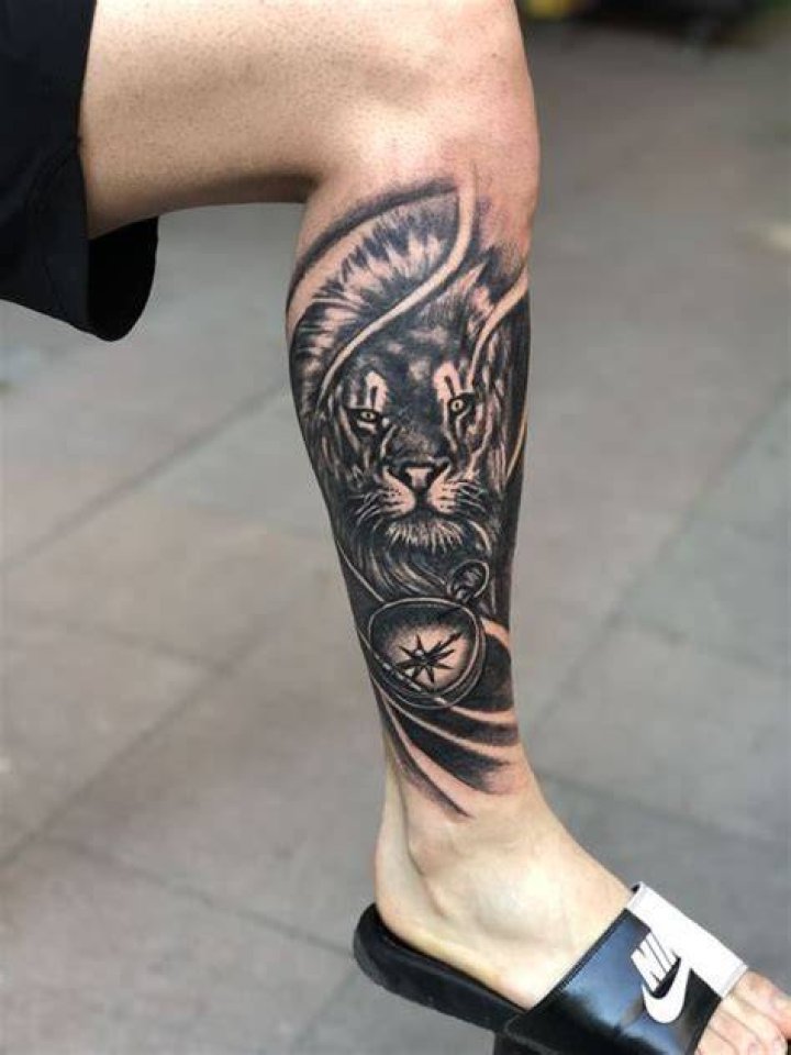 Lower Leg Tattoos for Men Half sleeve tattoos for guys, Cool half