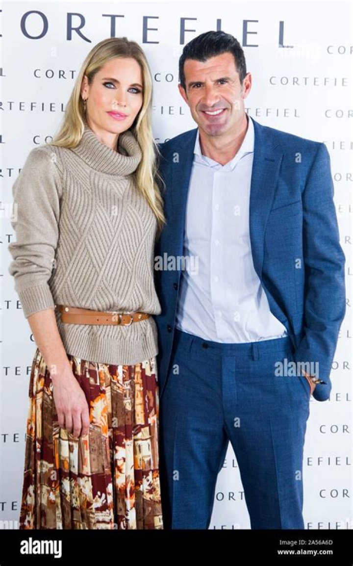 Luis figo wife helen svedin hires stock photography and images Alamy