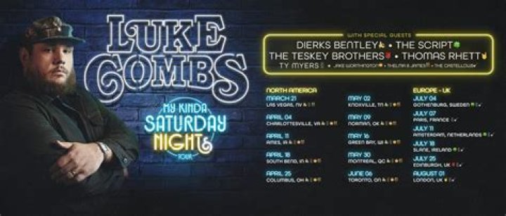 Luke Combs In Concert Detroit KStar Country FM 99.7 KVST