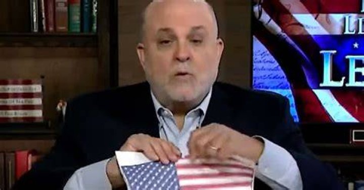 Mark Levin Rips American Flag Photo in Angry TV Rant