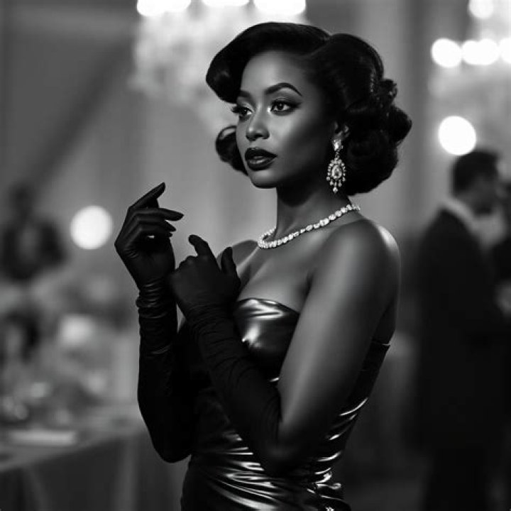 Marlon & Carol Vintage Black Glamour