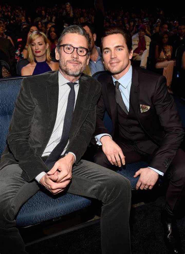 Matt Bomer and his husband, Simon Halls, looked cute in the audience