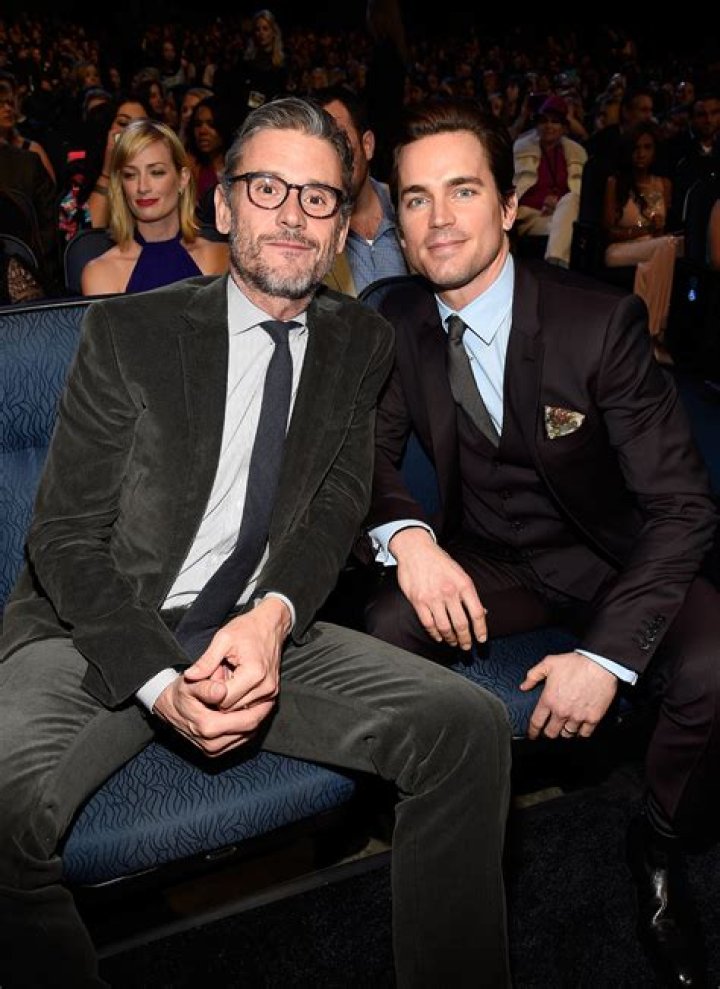 Matt Bomer and husband Simon Halls Arrive at Hotel in NYC Celeb Donut