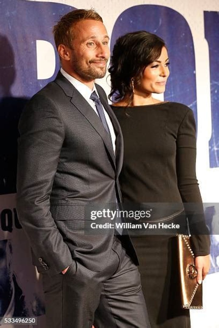 Matthias Schoenaerts and Alexandra Schouteden