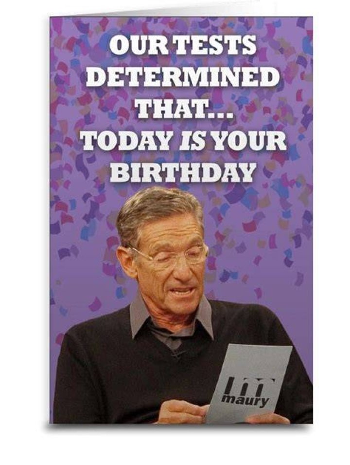 Maury Povich Birthday Card by Saucy Avocado at Maker House Co.