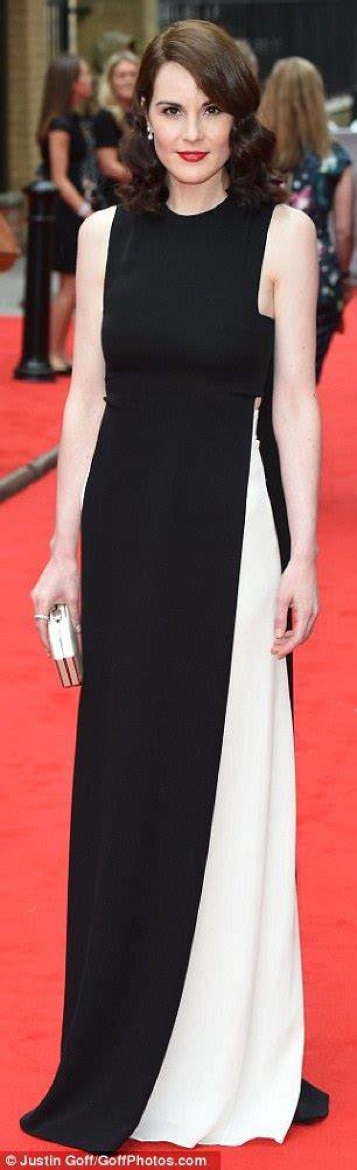 Michelle Dockery ditches the period dress at BAFTA Downton Abbey