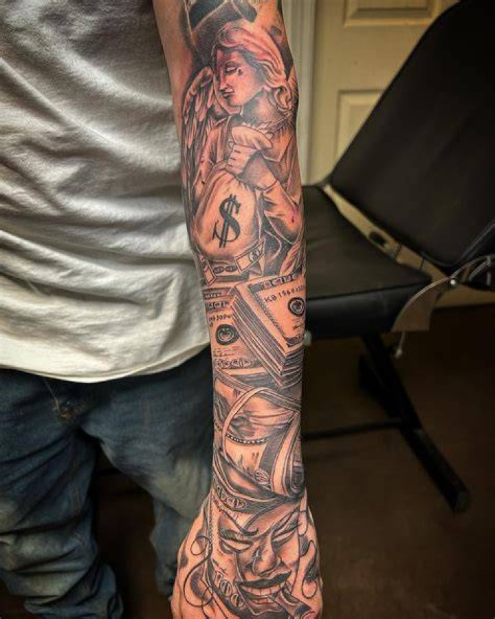 money tattoos tattoo sleeves sleeve tattoos ink tattoos money tattoos