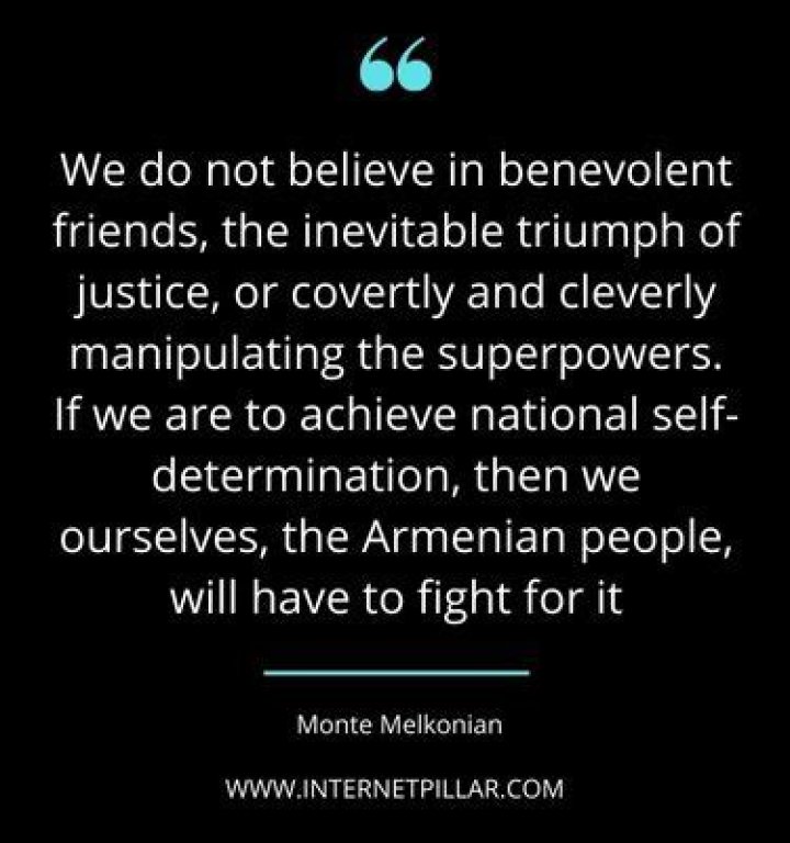 Monte Melkonian Quotes about homeland (5 quotes) Quotes of famous people
