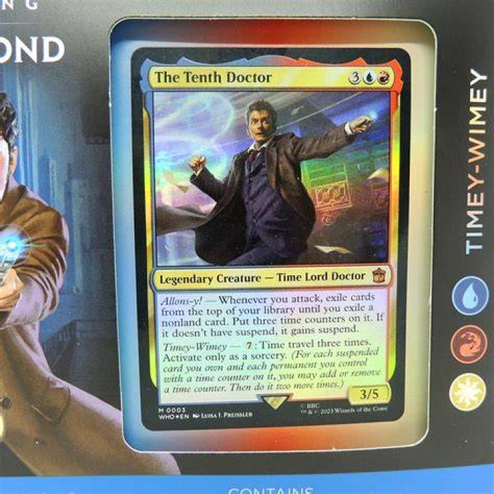 MTG Doctor Who Timey Wimey Deck Vanishing Creature