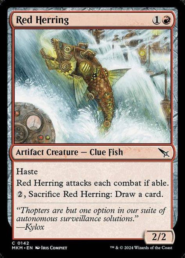 MTG Red Herring card
