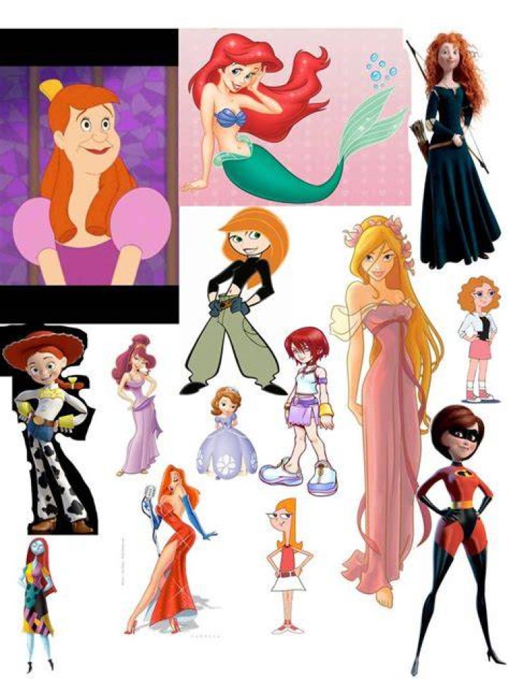 My Favorite Female Disney Redheads by Darthranner83 on DeviantArt