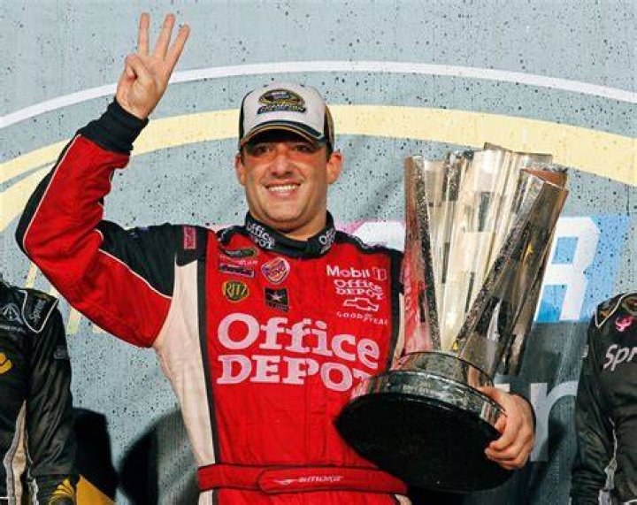 NASCAR Hall of Famer Tony Stewart and NHRA Winner Leah Pruett