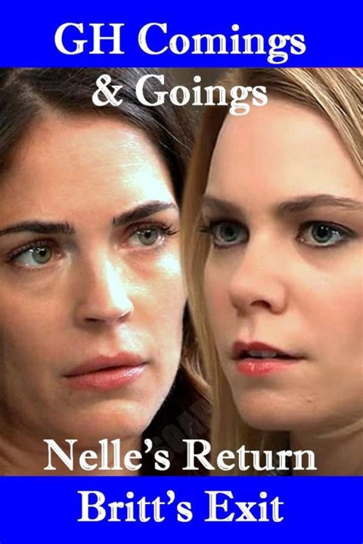 Nelle is back and Britt checks out of General Hospital comings and