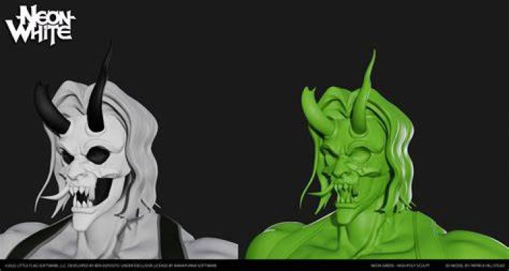 Neon White green enemy