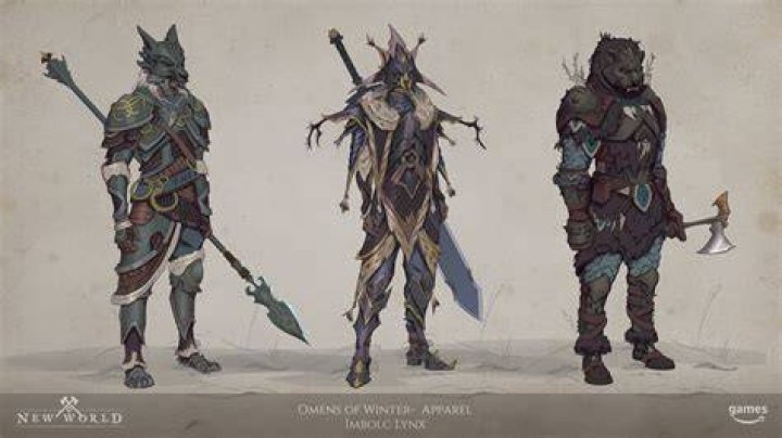 New World Character Monument Trees Lake Adventuring