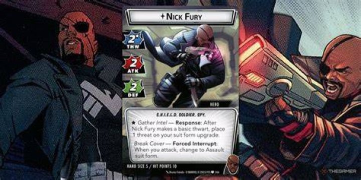 Nick Fury card in Marvel Snap