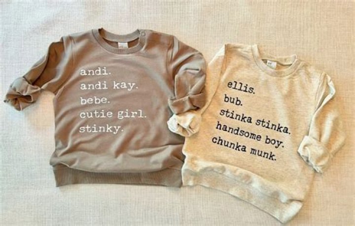 Nickname Baby Toddler Sweatshirt Custom Name Baby Toddler Etsy