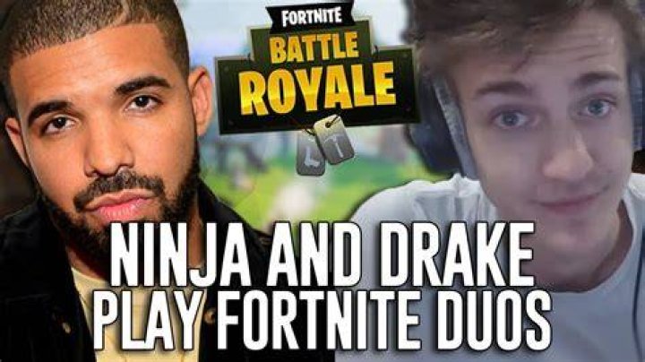 ninja drake play fortnite youtube thumbnail