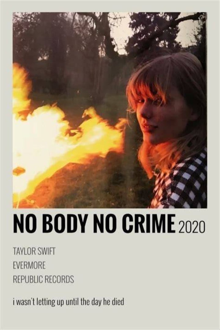 No Body No Crime Print Etsy