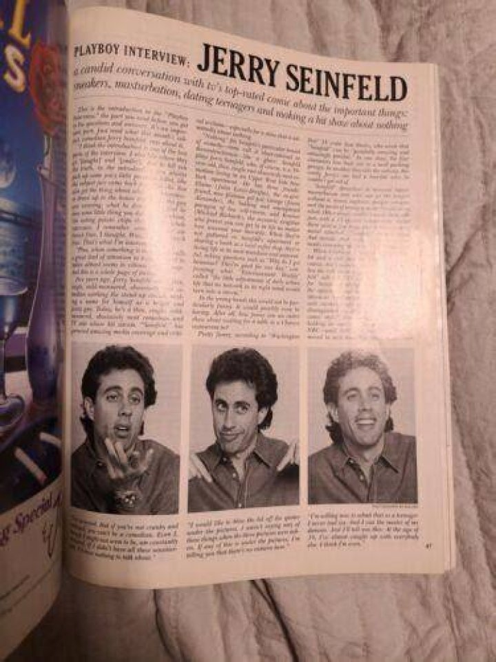 October 1993 Jerry Seinfeld vintage Playboy magazine in very Etsy