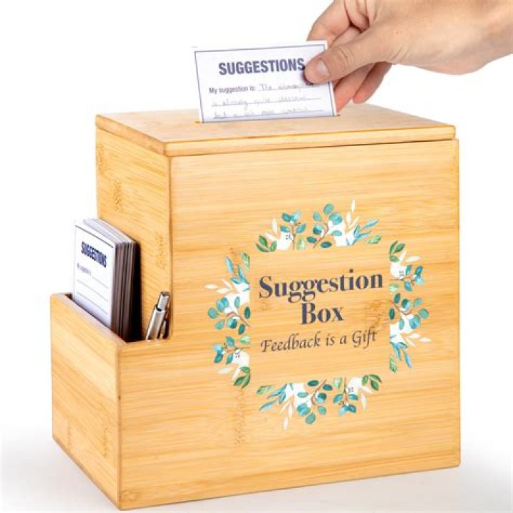 October Store Suggestions Suggestion Box Forums