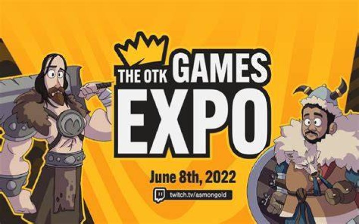 otk one true king games expo asmongold and esfand as warriors caricatures