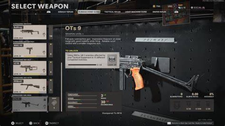 OTS 9 Black Ops Cold War Warzone