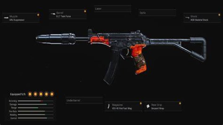 OTs 9 Warzone loadout