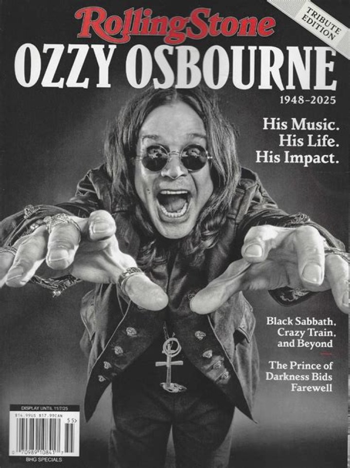Ozzy Osbourne Fortune Firey Magazine