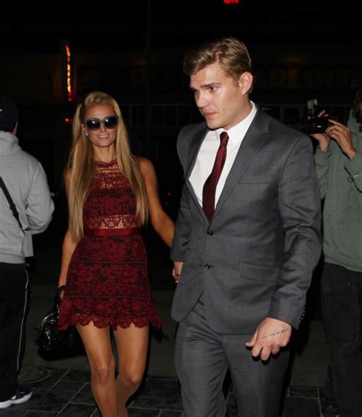 Paris Hilton and Boyfriend Chris Zylka Party at Tao Night Club 4/4/2017