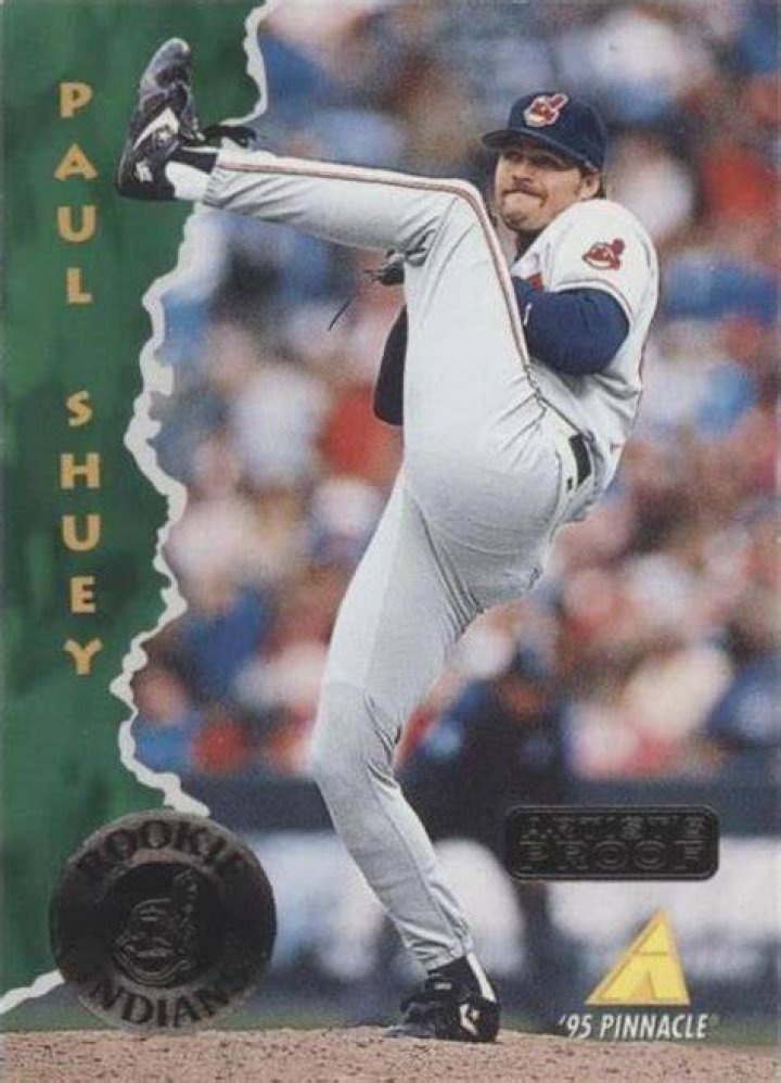 Paul Shuey 1995 Pinnacle 155 Cleveland Indians Baseball Card