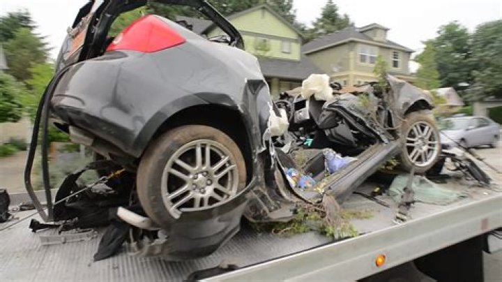 PHOTOS Car mangled in deadly crash near Spanaway KIRO 7 News Seattle