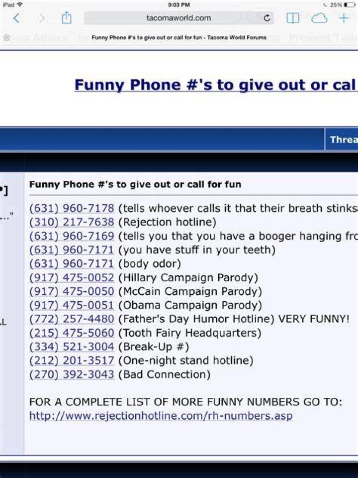 Pin by Rilea Fair on Humor Funny numbers to call, Funny numbers