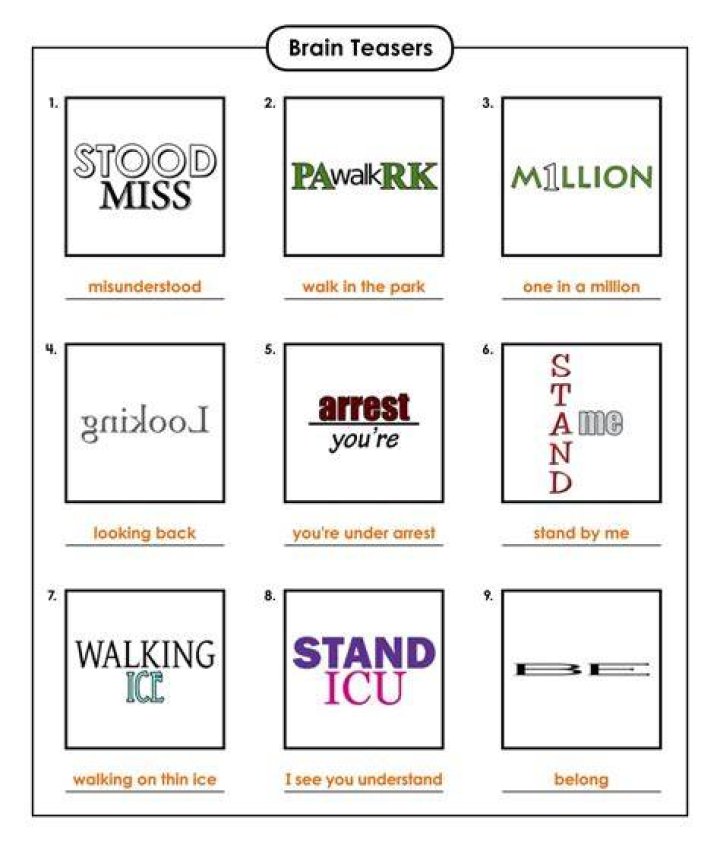 Pin on Brain teasers