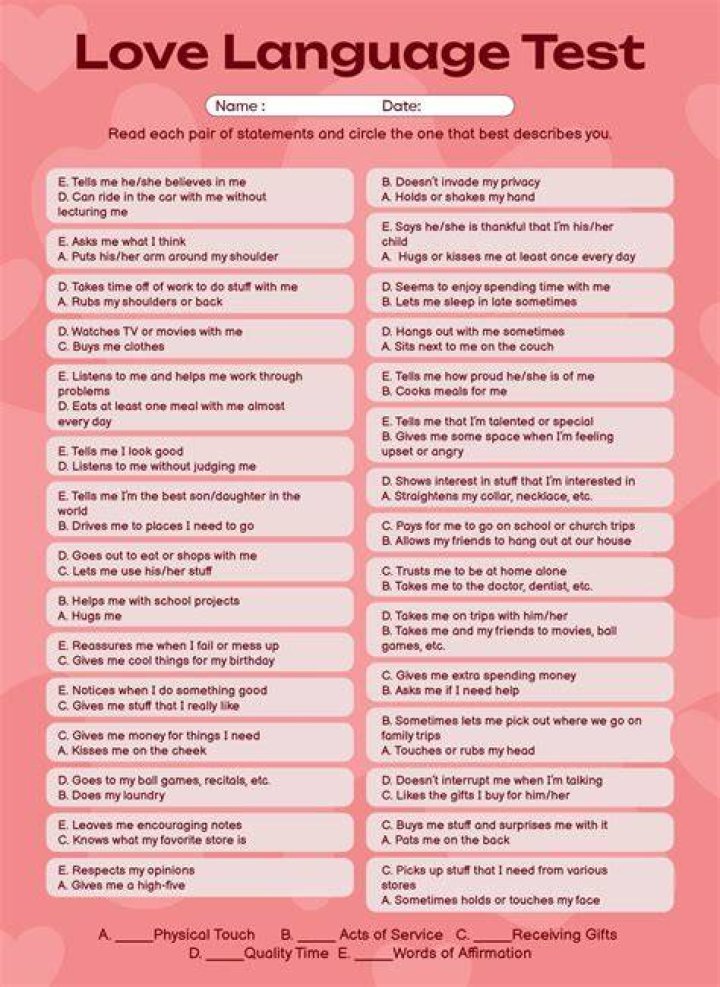 Pin on LOVE TEST