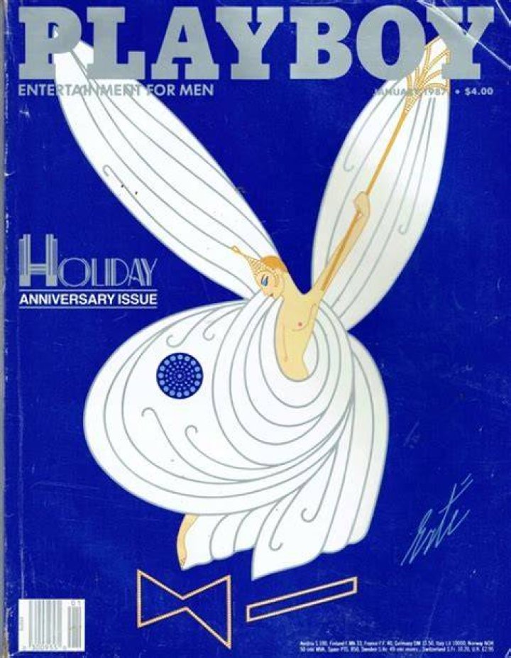 Playboy Magazine January 1987 Maxine Legroom/Max Headroom Double