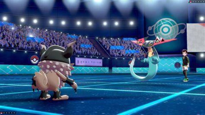 Pokemon battle in Pokemon Sword & Shield