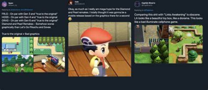 Pokemon fans criticize Brilliant Diamond & Shining Pearl graphics.