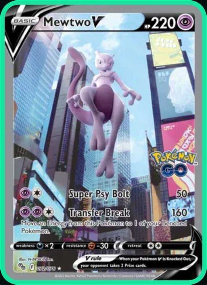 Pokemon Go TCG set Mewtwo booster pack screenshot
