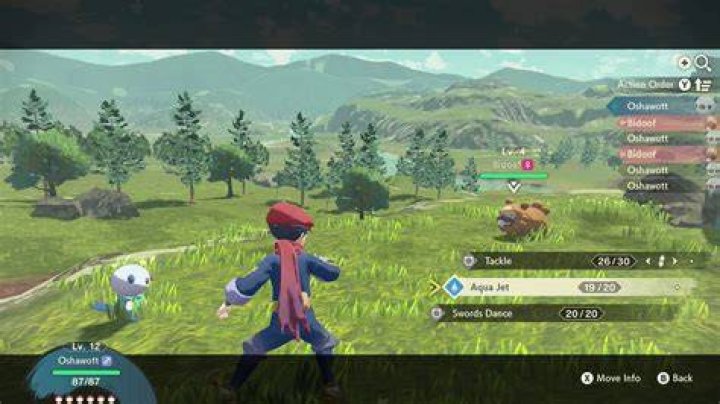 Pokemon Legends Arceus Shieldon screenshot.