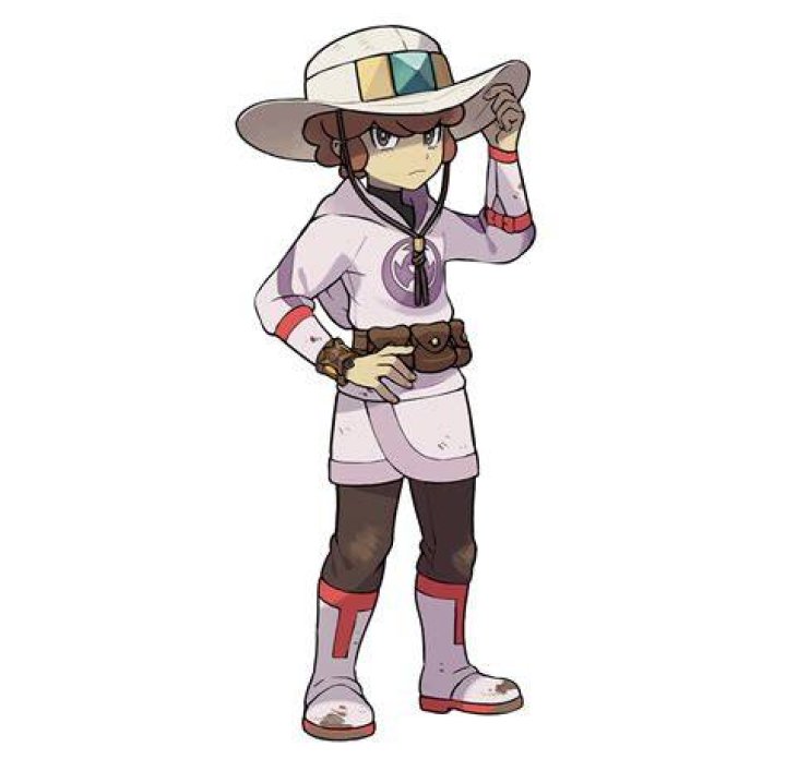 Pokemon Legends Arceus Warden Lian looking sad screenshot