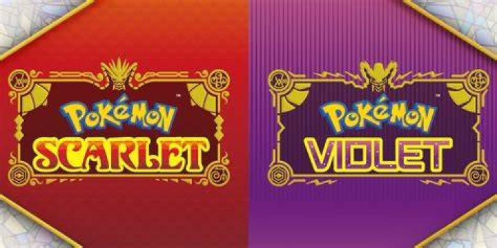 Pokemon Scarlet & Violet Japanese logo screenshot.