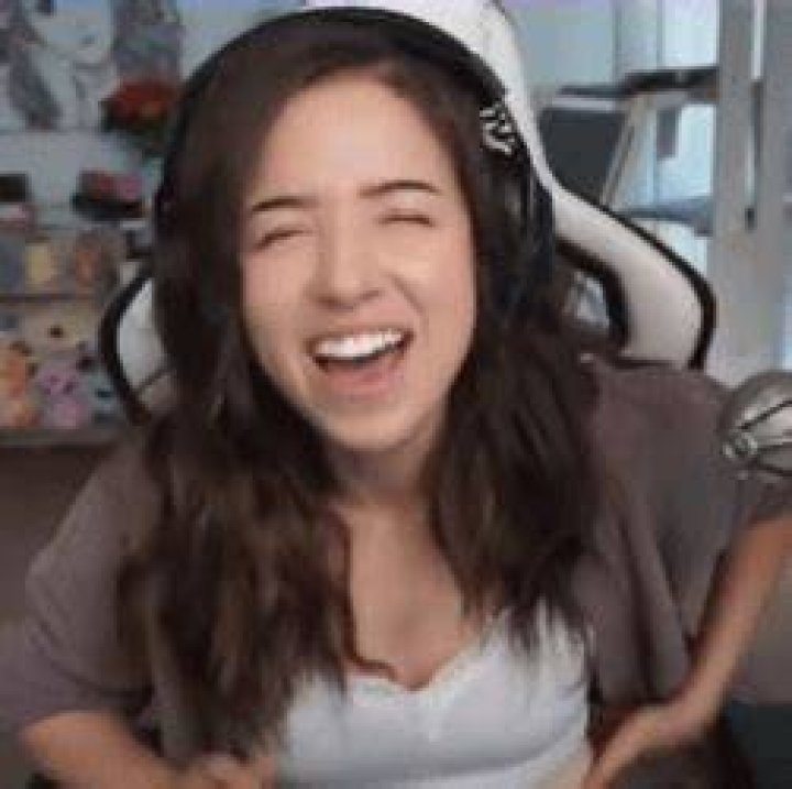 Pokimane smiling