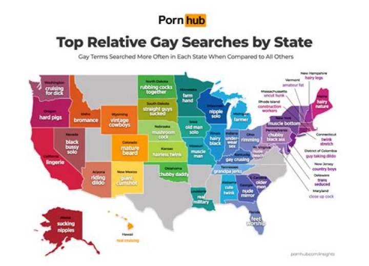 PornHub reveals each US state's most popular porn category