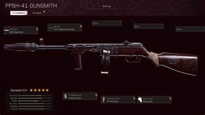 PPSH Warzone loadout