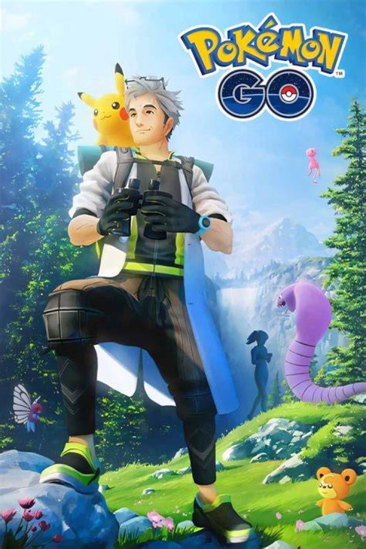 Promotional artwork for Pokemon Go shows a cityscape, with Ultra Wormholes across the skies, with Buzzwole flexing in the foreground and Pheramosa in the background